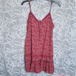 Cute red boho dress